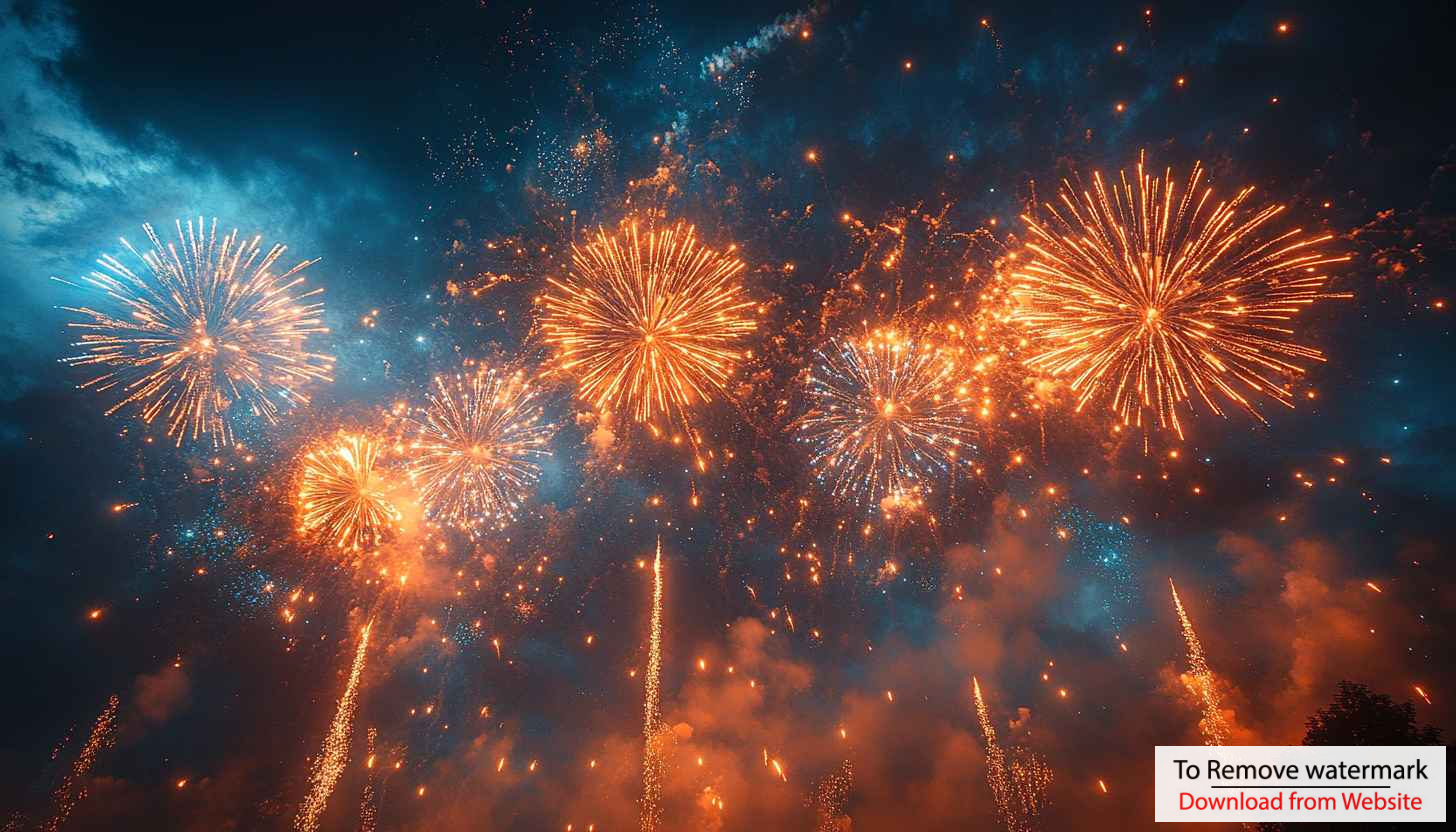 Stunning Fireworks Display Night Sky 4K Mobile Wallpaper Background Stunning Fireworks Display Night Sky 4K Mobile Wallpaper Background