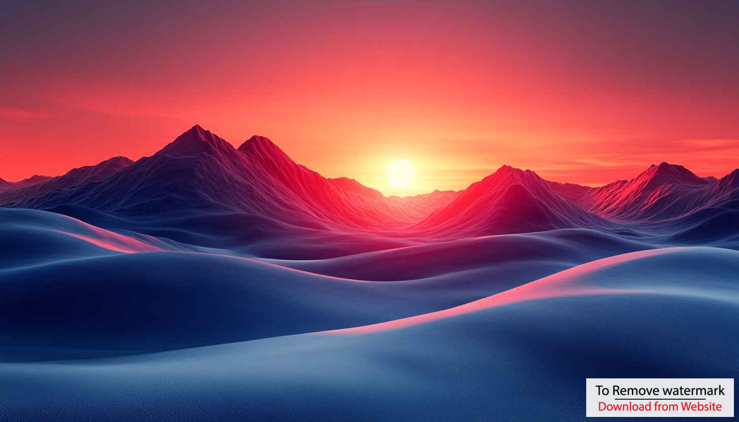 Fiery Sunset Mountain Landscape 4K Desktop Background Mobile Wallpaper Fiery Sunset Mountain Landscape 4K Desktop Background Mobile Wallpaper