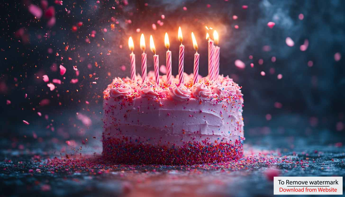 Birthday Cake with Candles Mobile Wallpaper Happy Celebration Background Birthday Cake with Candles Mobile Wallpaper Happy Celebration Background
