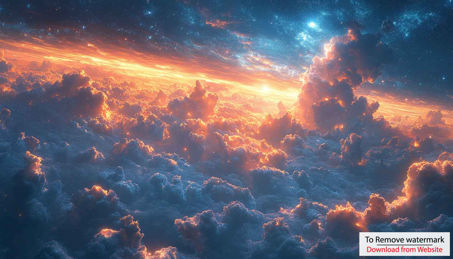 Dramatic Cloudscape Wallpaper, Orange Sunset Sky 4K Desktop Background Dramatic Cloudscape Wallpaper, Orange Sunset Sky 4K Desktop Background
