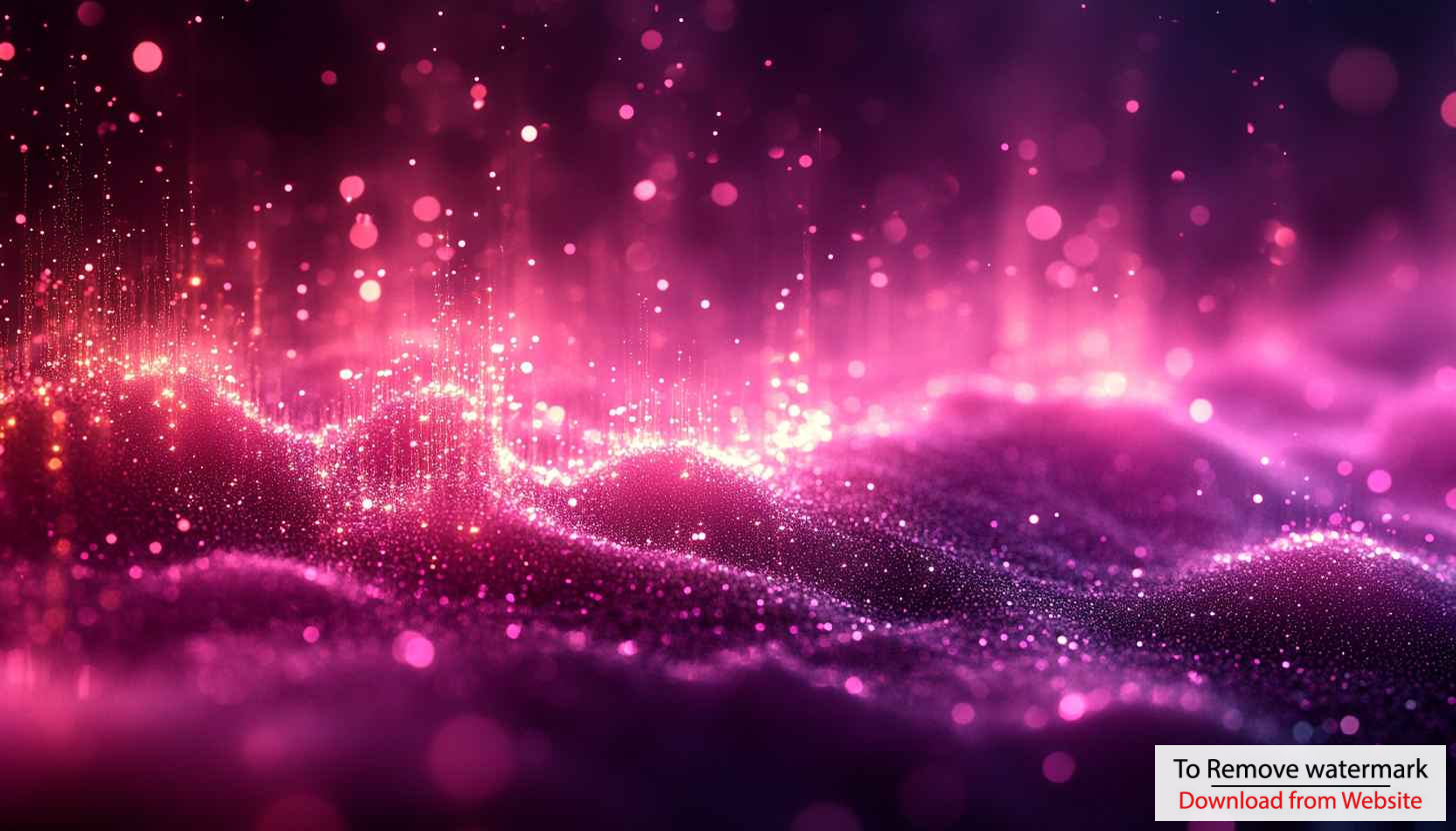 Sparkling Pink Glitter Dust Particles Aesthetic Mobile and Desktop Wallpaper