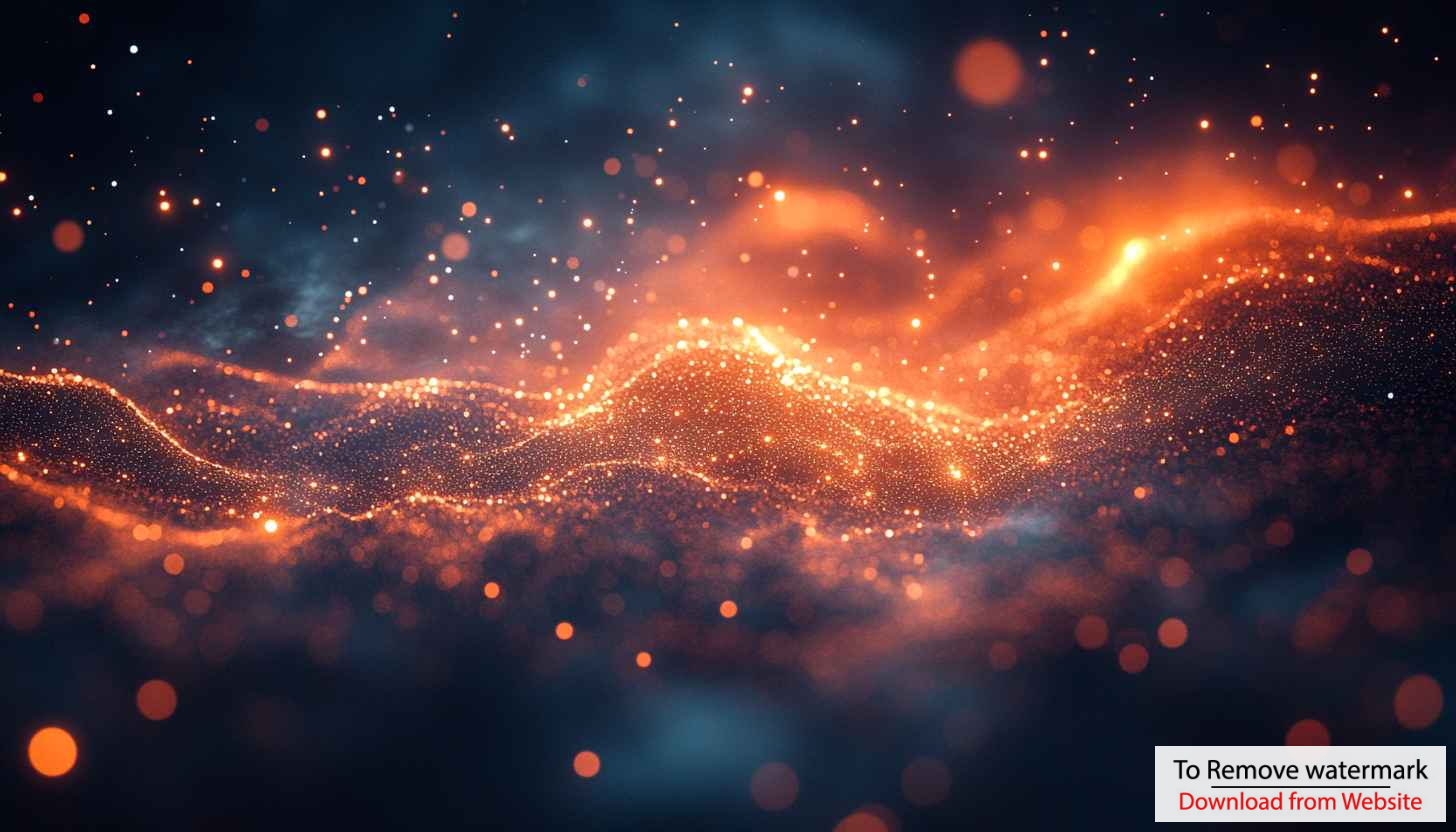 Sparkling Particle Flow 4K Desktop Wallpaper Abstract Orange Waves Sparkling Particle Flow 4K Desktop Wallpaper Abstract Orange Waves