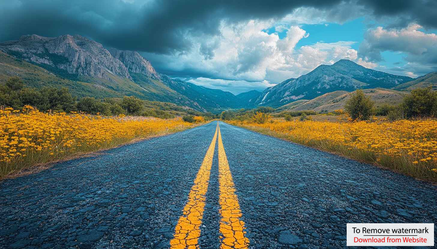 Scenic Road Trip Mobile Wallpaper - Mountain Landscape 4K Background Scenic Road Trip Mobile Wallpaper - Mountain Landscape 4K Background