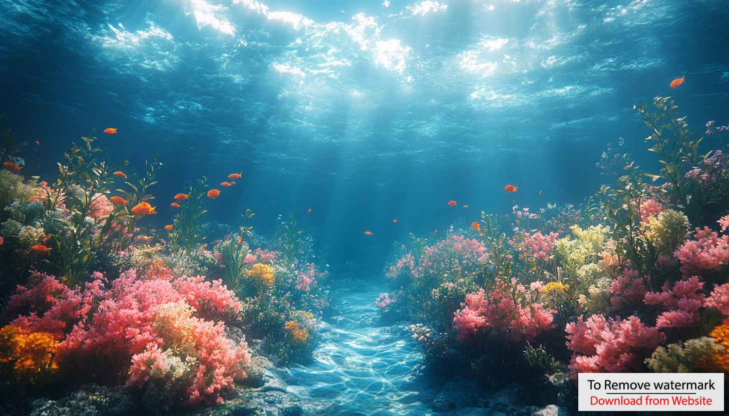 Vibrant Underwater Coral Reef with Fish Mobile and Desktop Wallpaper Vibrant Underwater Coral Reef with Fish Mobile and Desktop Wallpaper