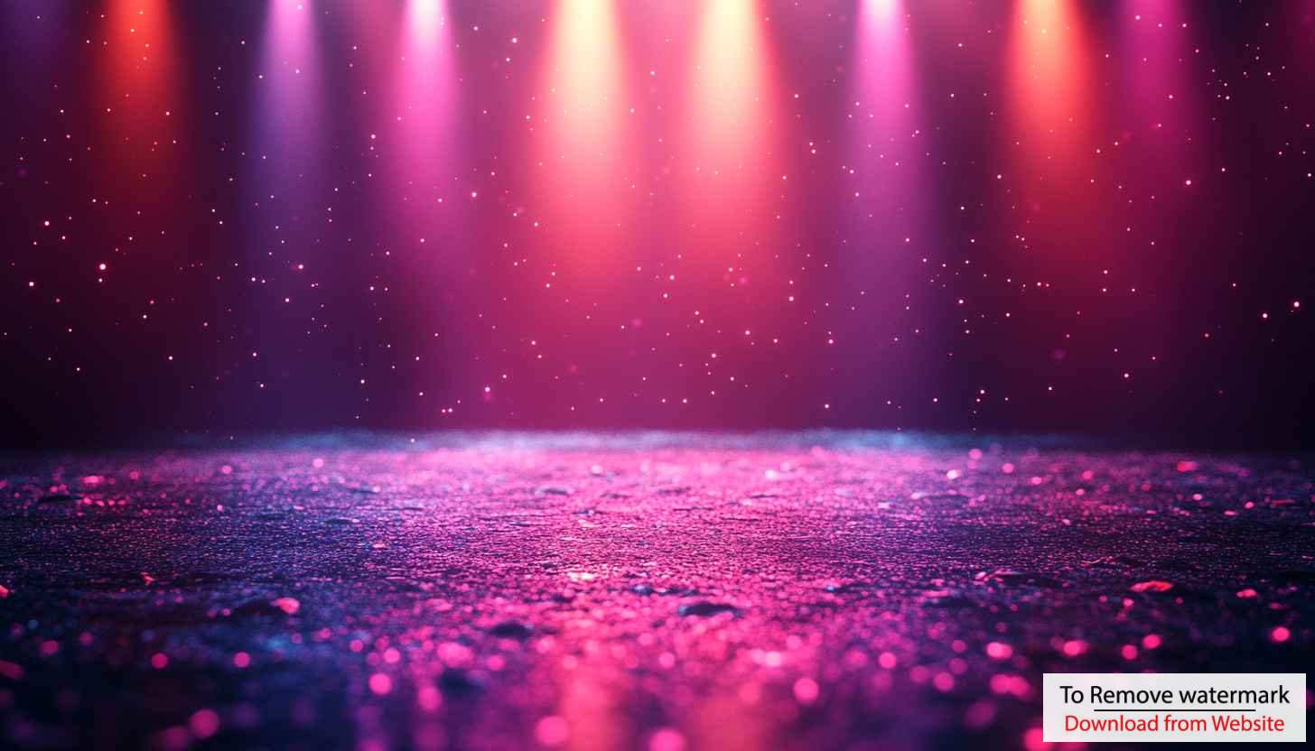 Magenta Stage Lights 4K Desktop Background, Free Purple Mobile Wallpaper