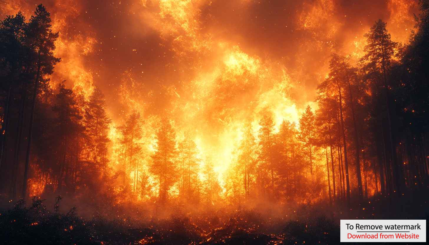 Forest Fire 4K Wallpaper: Burning Trees Wildfire Desktop Background Forest Fire 4K Wallpaper: Burning Trees Wildfire Desktop Background