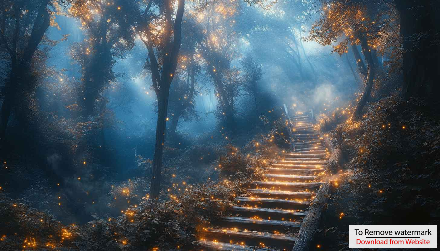 Enchanted Forest Steps 4K Desktop Background Free Mobile Wallpaper Enchanted Forest Steps 4K Desktop Background Free Mobile Wallpaper