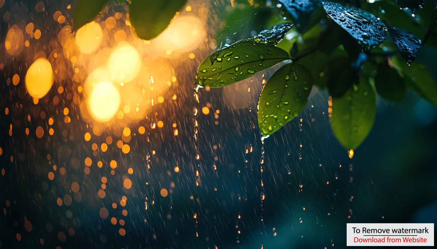 Rainy Day Green Leaves 4K Mobile Wallpaper Background Free Rainy Day Green Leaves 4K Mobile Wallpaper Background Free