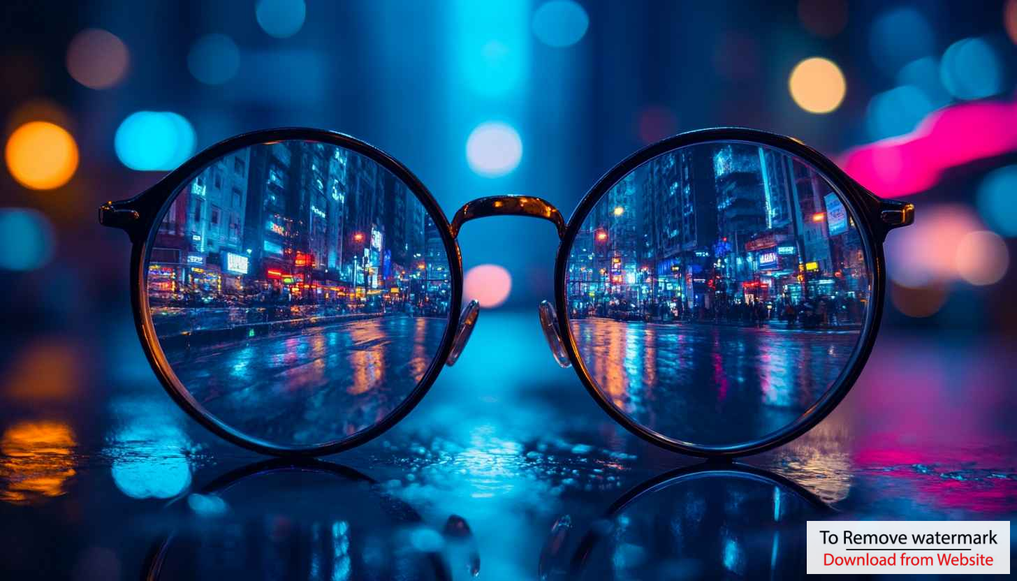 Cyberpunk City in Glasses 4K Desktop Wallpaper Night Cityscape Cyberpunk City in Glasses 4K Desktop Wallpaper Night Cityscape