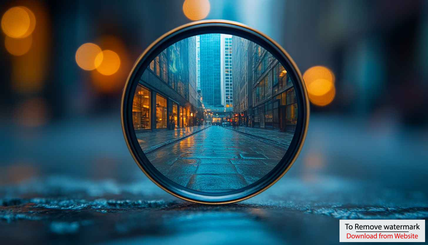 Rainy City Street View 4K Desktop Background, Mobile Wallpaper Free