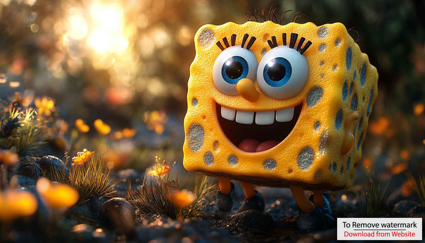 SpongeBob SquarePants 4K Wallpaper For Desktop and Mobile Backgrounds