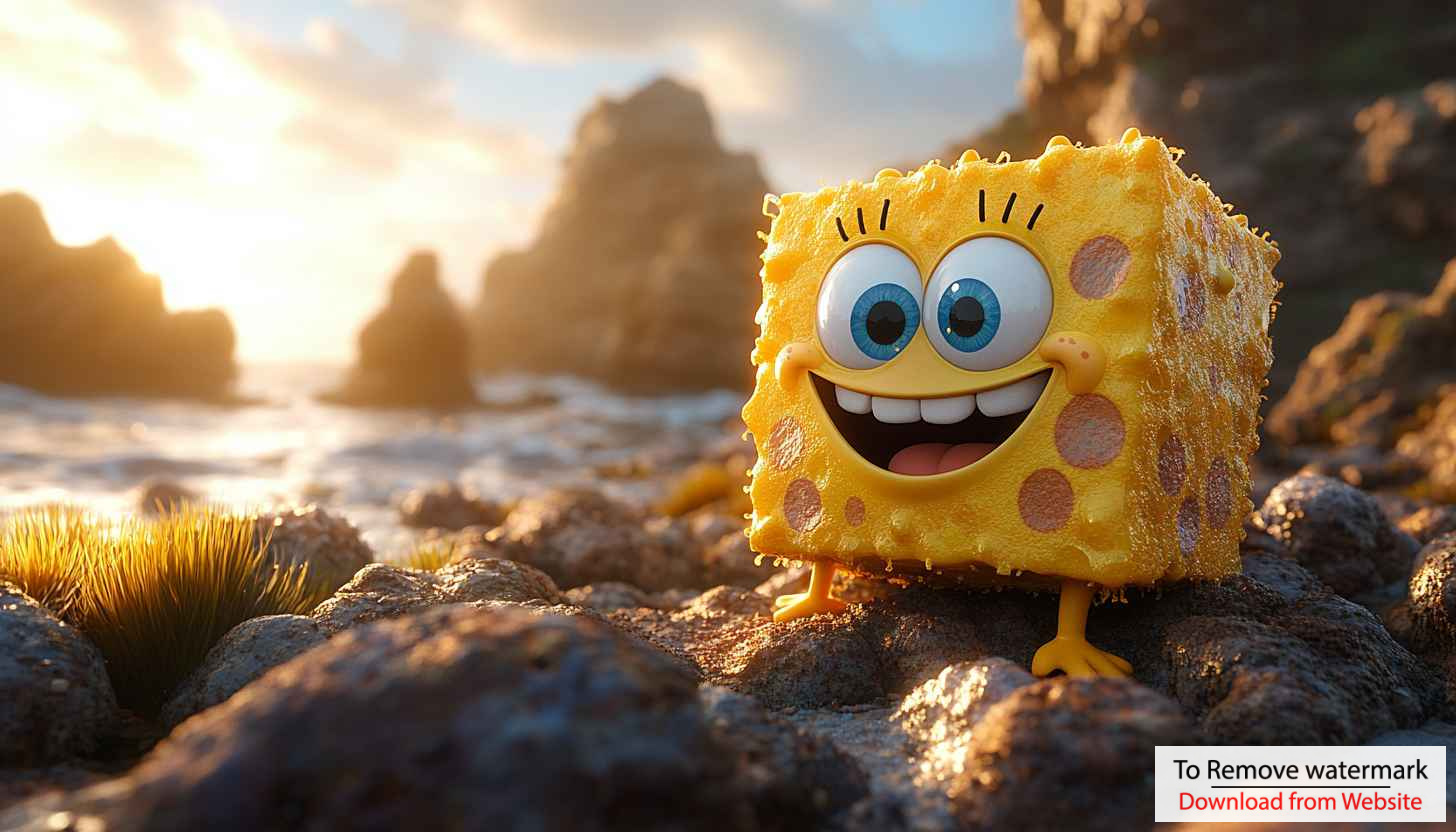 SpongeBob SquarePants Mobile Background, Animated Cartoon Wallpaper, Ocean View SpongeBob SquarePants Mobile Background, Animated Cartoon Wallpaper, Ocean View