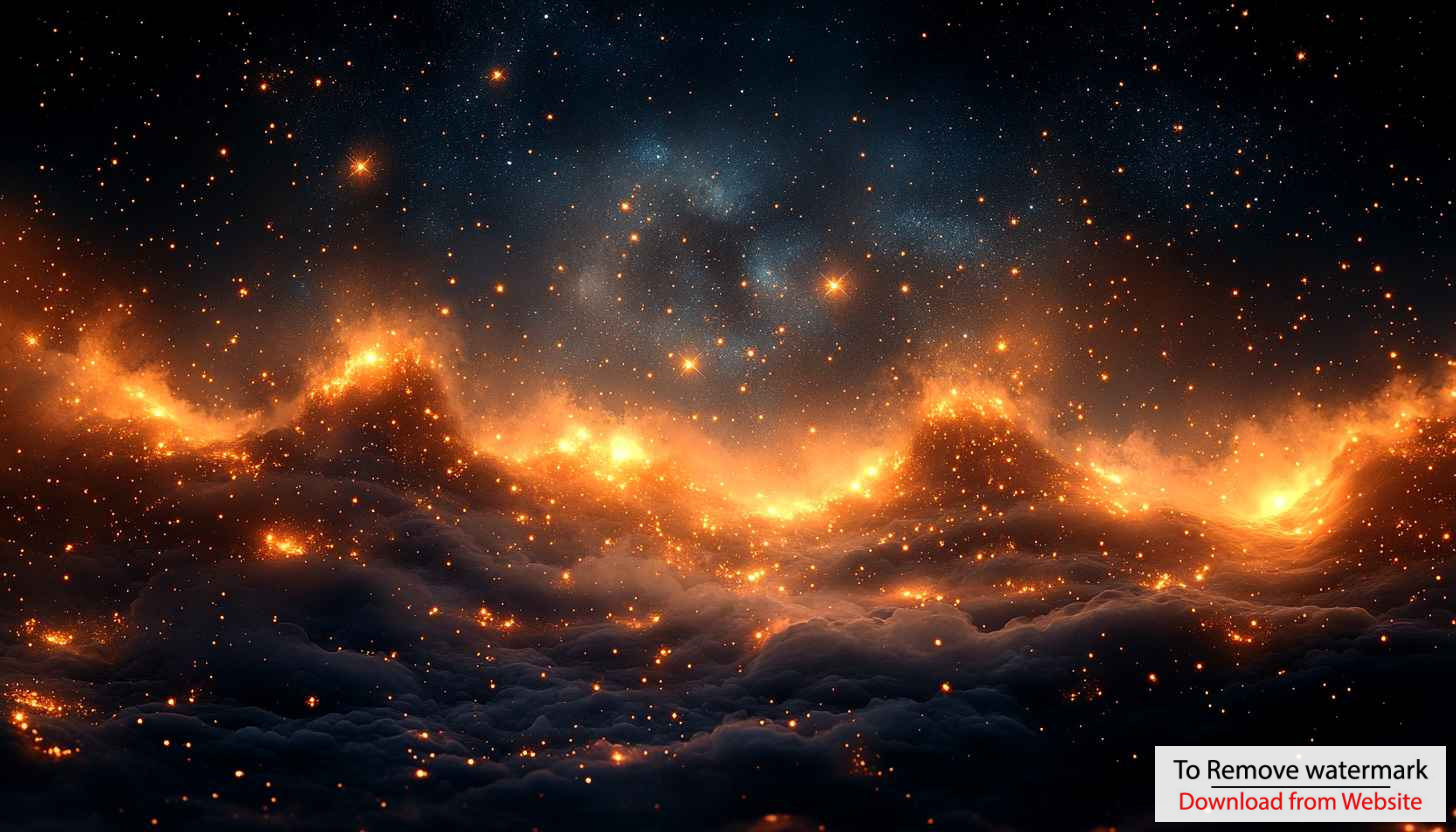 Fiery Galaxy 4K Desktop Background, Cosmic Stars Mobile Wallpaper Fiery Galaxy 4K Desktop Background, Cosmic Stars Mobile Wallpaper