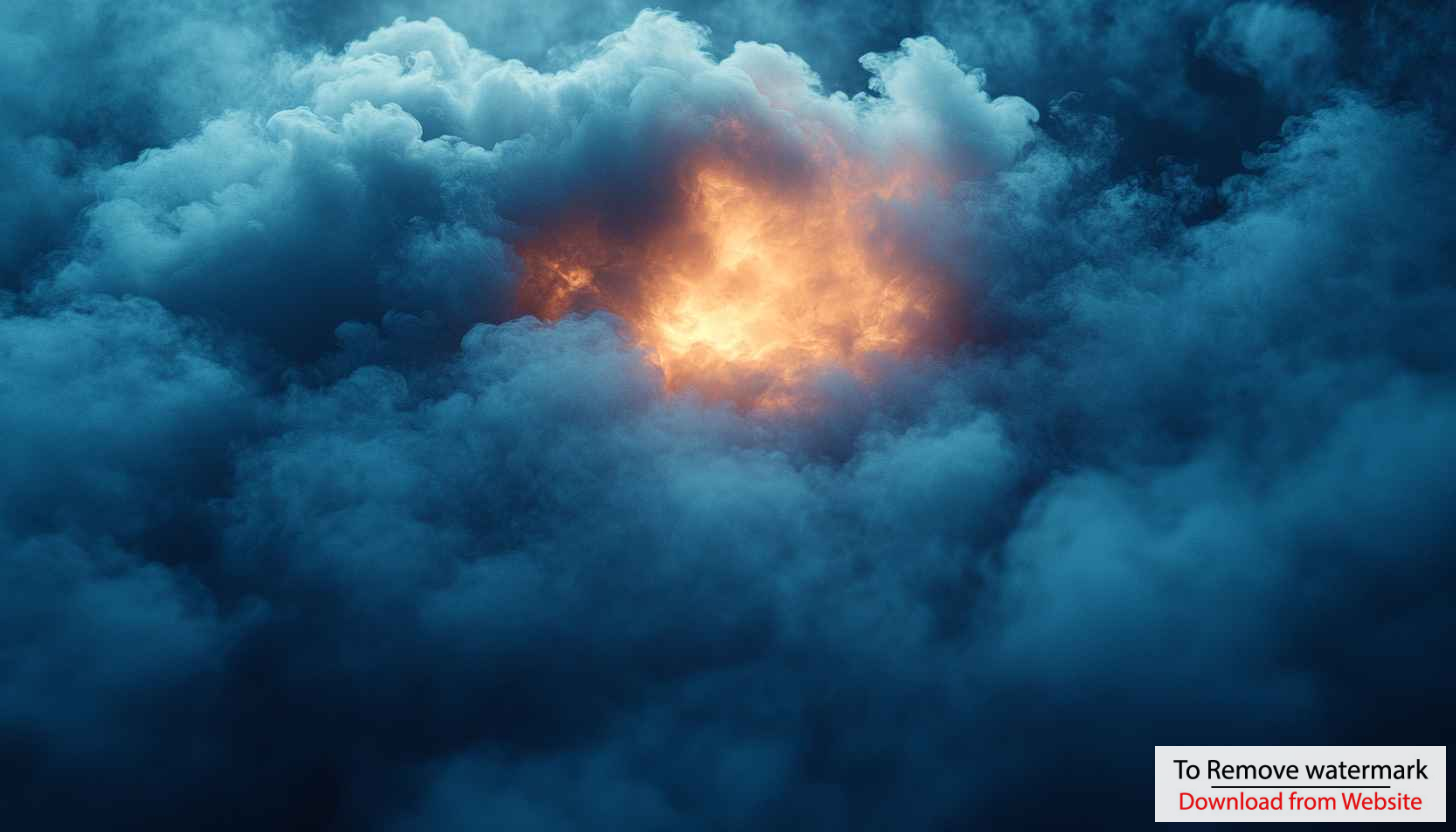 Dramatic Cloudscape Mobile Background with Golden Light 4K Wallpaper