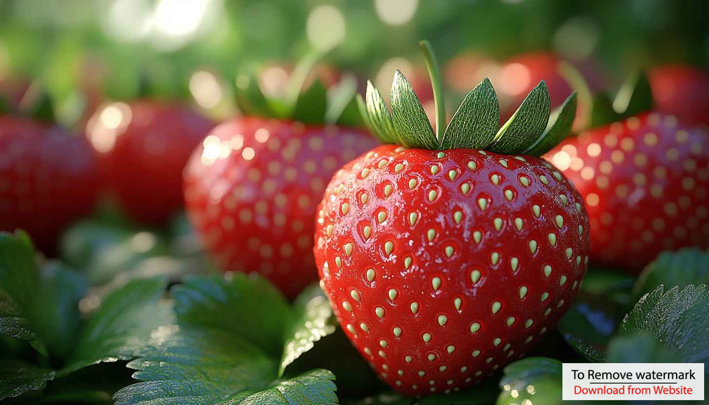 Fresh Red Strawberries Macro 4K Desktop Background Mobile Wallpaper Fresh Red Strawberries Macro 4K Desktop Background Mobile Wallpaper