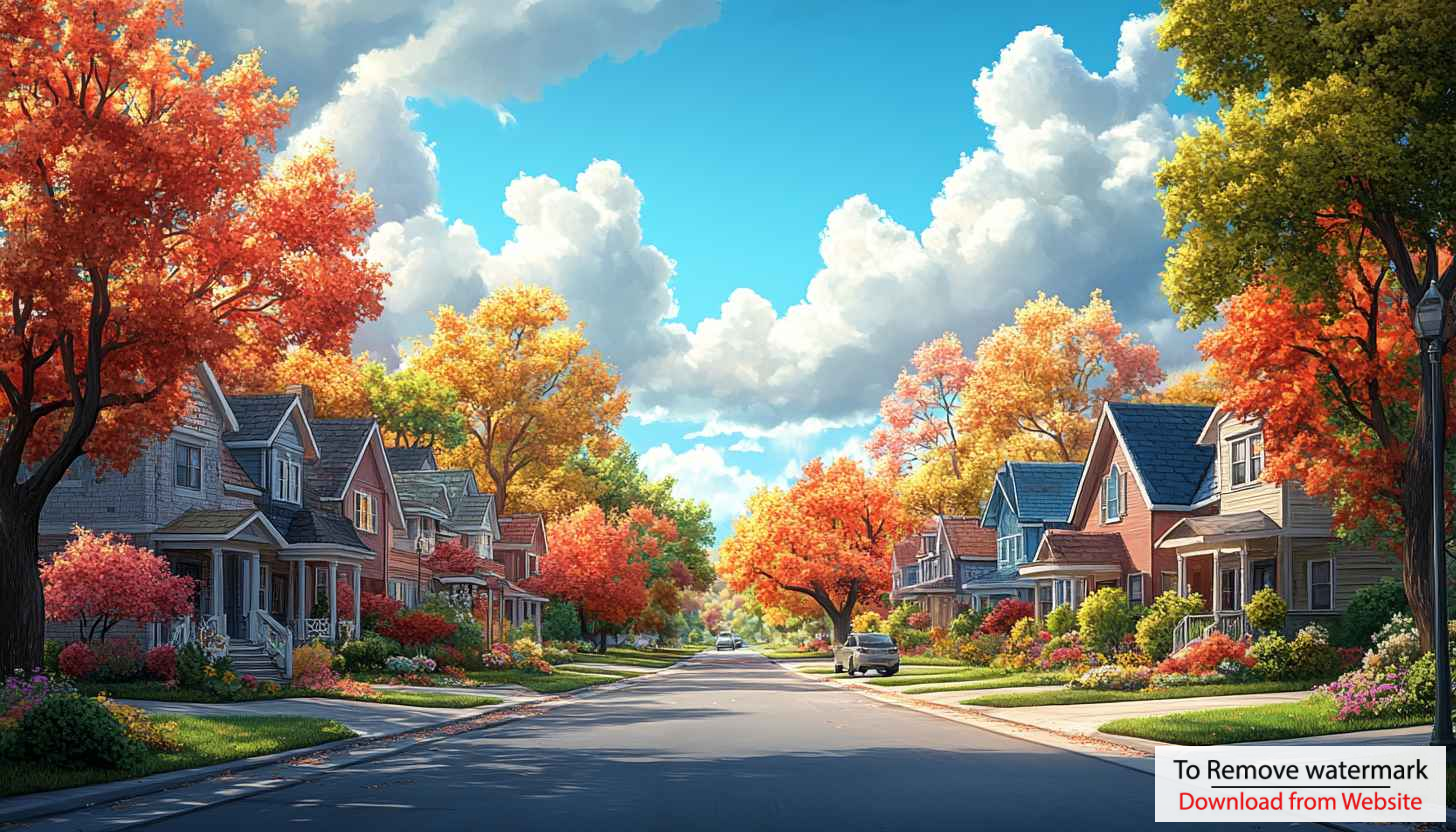 Fall Season Neighborhood Street Free Mobile Background Desktop Wallpaper Fall Season Neighborhood Street Free Mobile Background Desktop Wallpaper