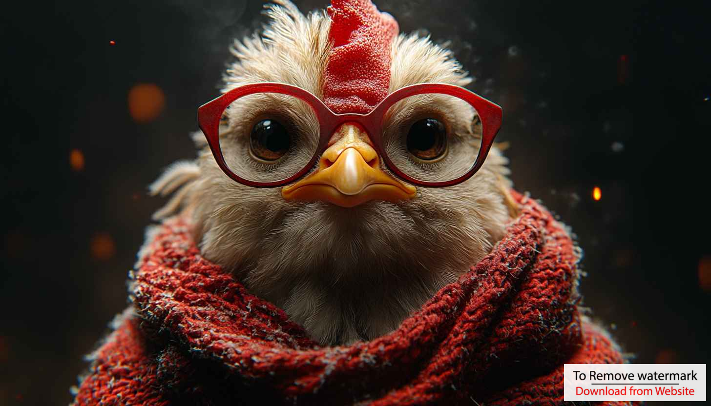 Funny Chicken with Glasses Mobile Background Free Download Funny Chicken with Glasses Mobile Background Free Download