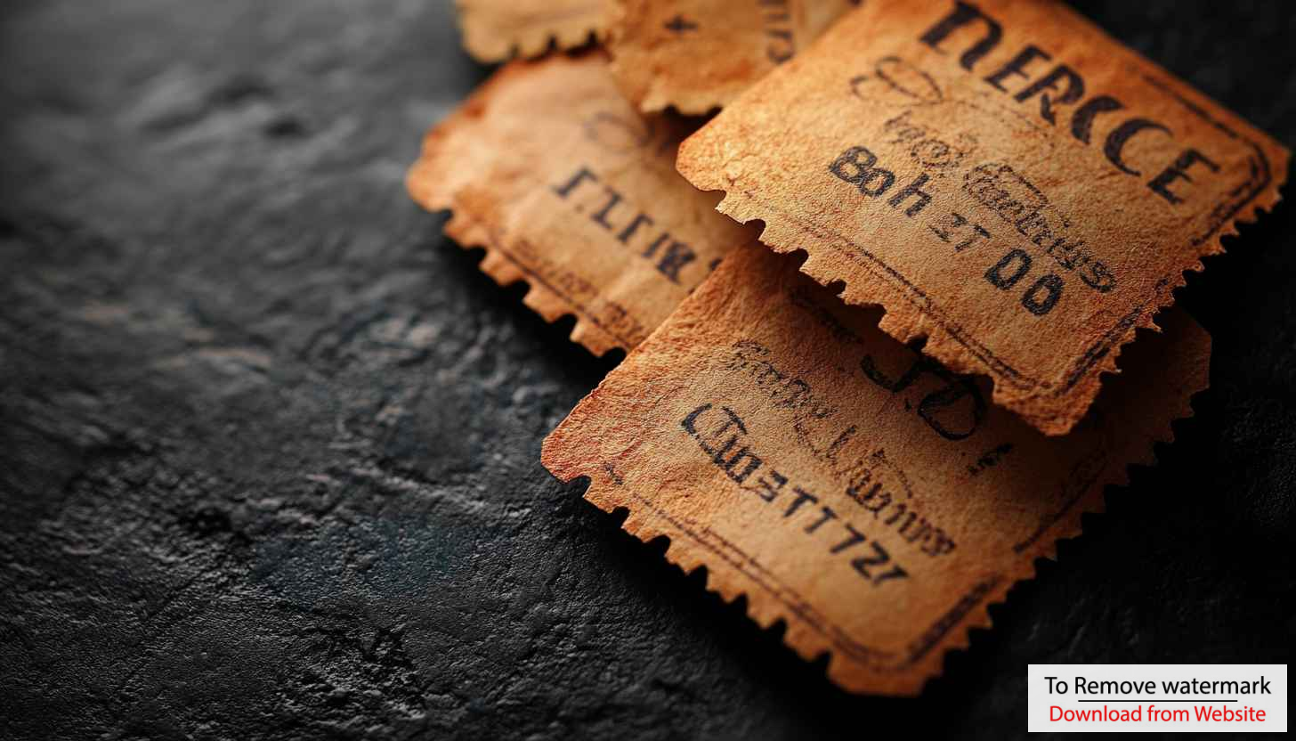 Vintage Ticket Stubs Mobile Wallpaper, Aesthetic Parchment Paper Backgrounds Vintage Ticket Stubs Mobile Wallpaper, Aesthetic Parchment Paper Backgrounds