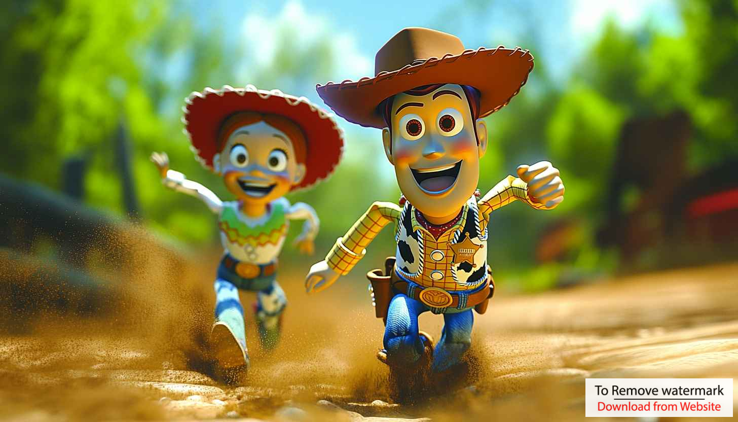 Toy Story Woody and Jessie 4K Desktop Mobile Wallpaper