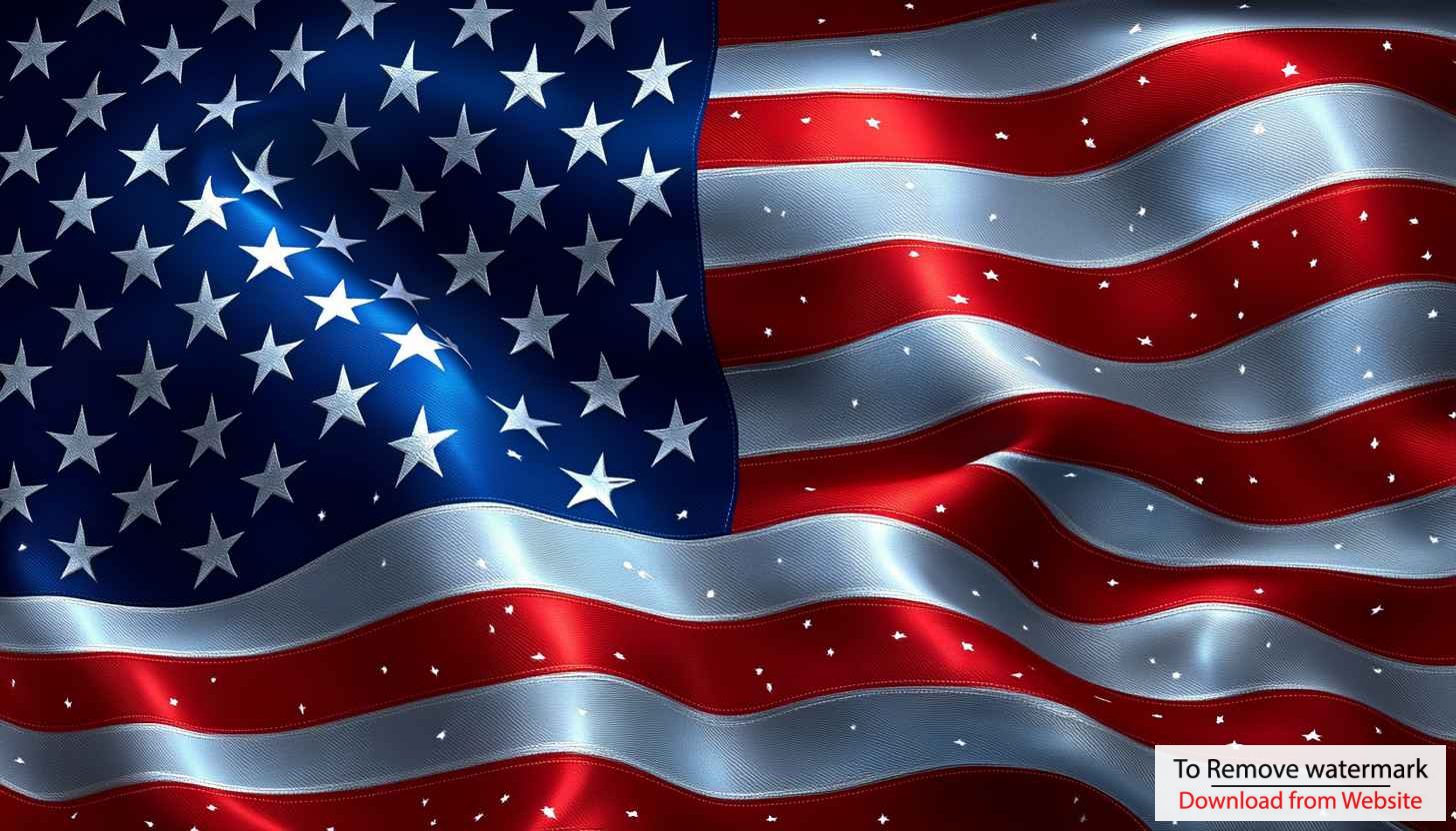 Waving American Flag High Resolution Desktop Background Wallpaper Free