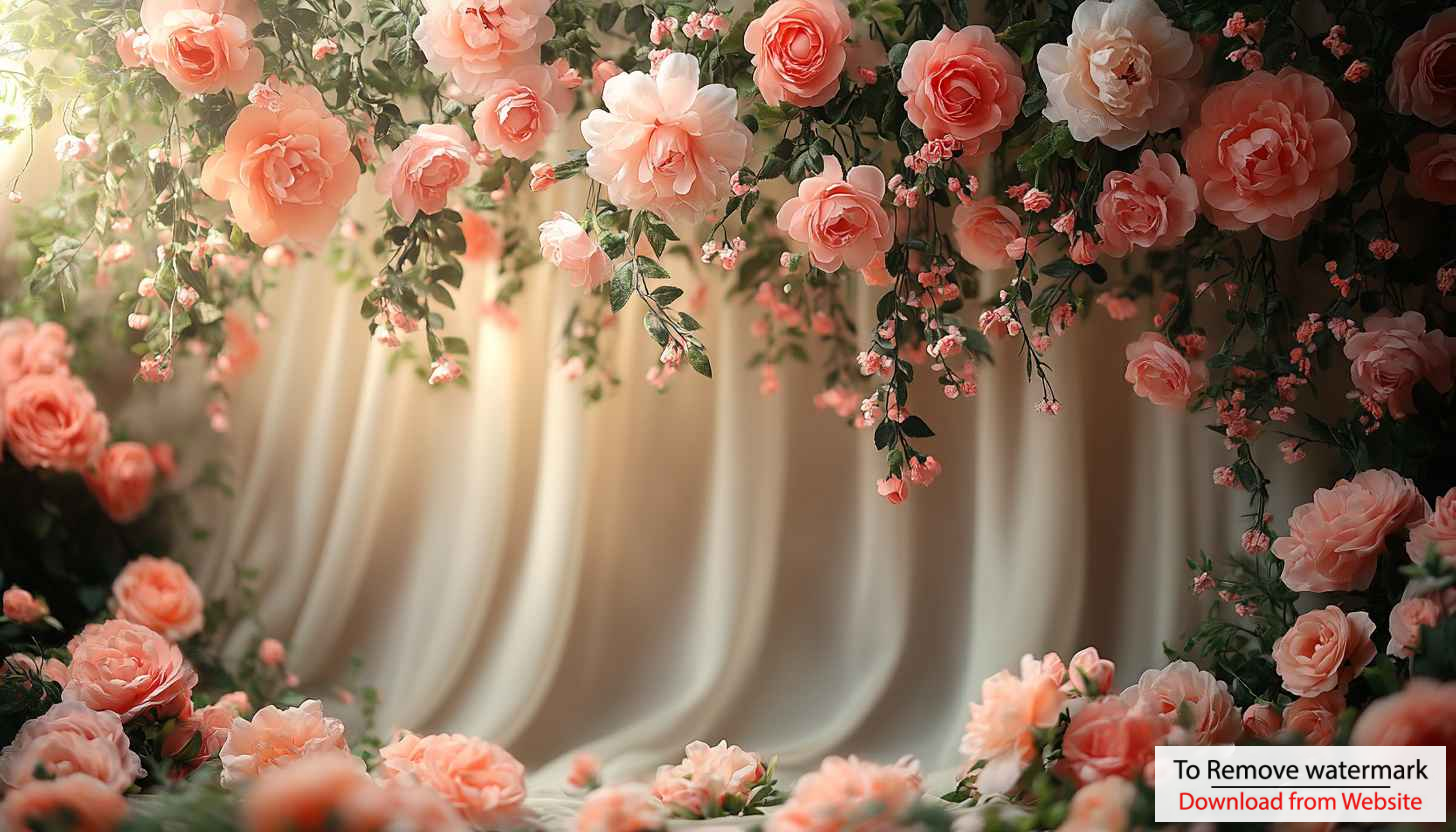 Pink Rose Floral Arrangement Aesthetic Desktop Background Wallpaper Free Pink Rose Floral Arrangement Aesthetic Desktop Background Wallpaper Free
