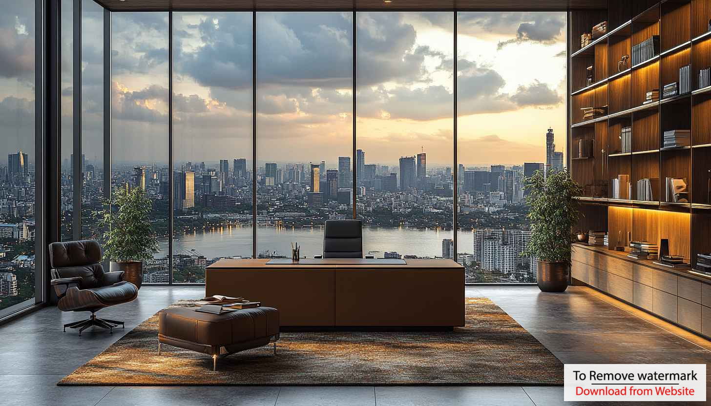 Luxury Office Cityscape View 4K Desktop Wallpaper Background Free Luxury Office Cityscape View 4K Desktop Wallpaper Background Free