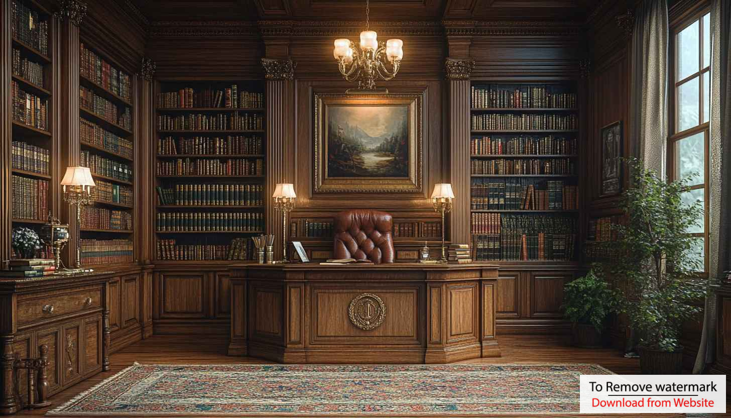 Vintage Library Room 4K Desktop Wallpaper Study Room Interior Design Vintage Library Room 4K Desktop Wallpaper Study Room Interior Design