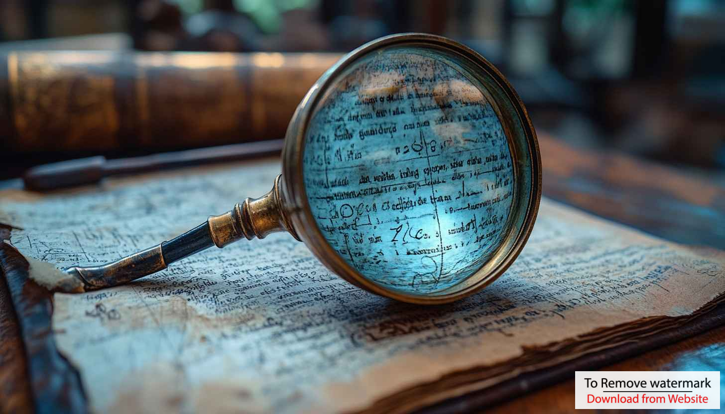 Ancient Text and Magnifying Glass Desktop Background Free Wallpaper Ancient Text and Magnifying Glass Desktop Background Free Wallpaper