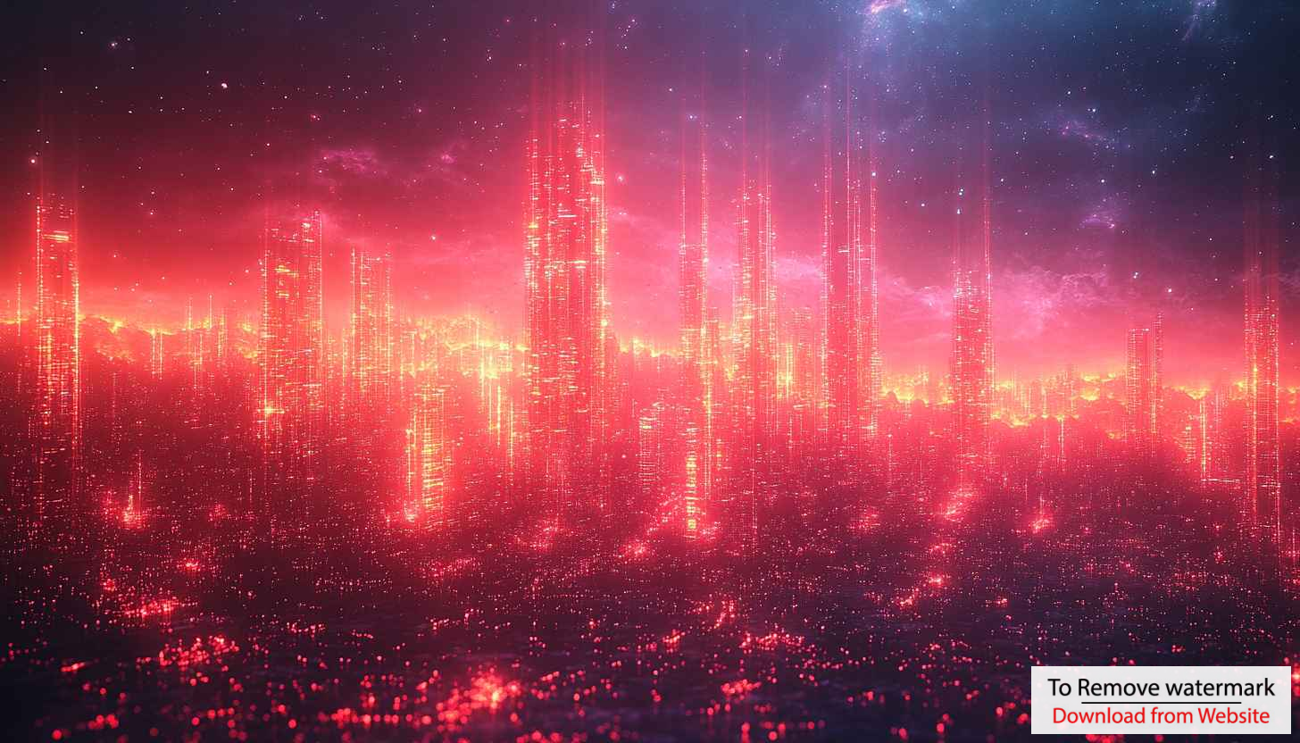 Neon Red Futuristic Cityscape 4K Desktop and Mobile Wallpaper Neon Red Futuristic Cityscape 4K Desktop and Mobile Wallpaper