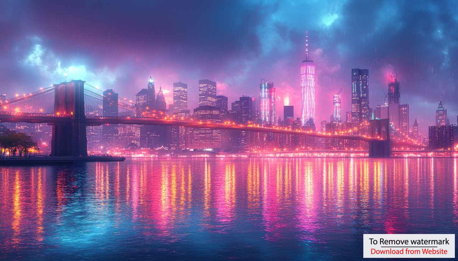 Cyberpunk New York City 4K Wallpaper - Free Mobile Background Cyberpunk New York City 4K Wallpaper - Free Mobile Background