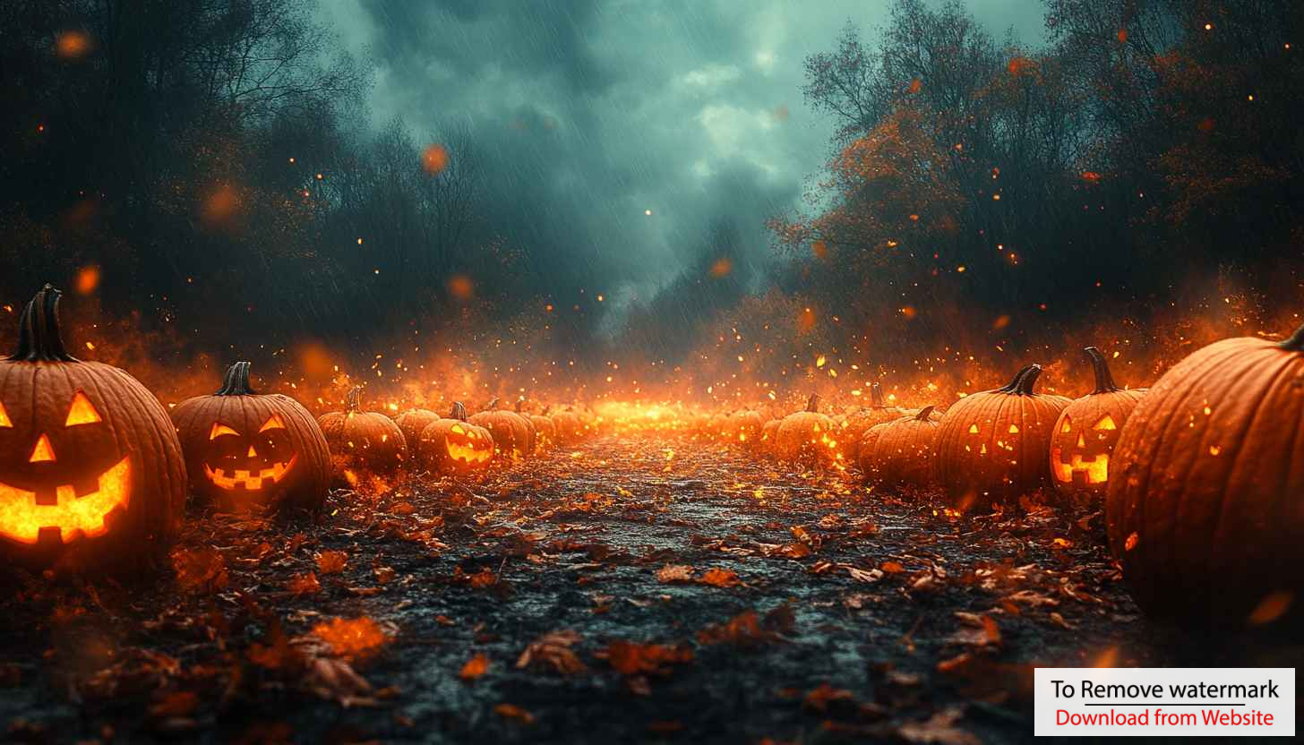 Halloween Pumpkin Jack Lantern 4K Desktop Background Mobile Wallpaper Halloween Pumpkin Jack Lantern 4K Desktop Background Mobile Wallpaper