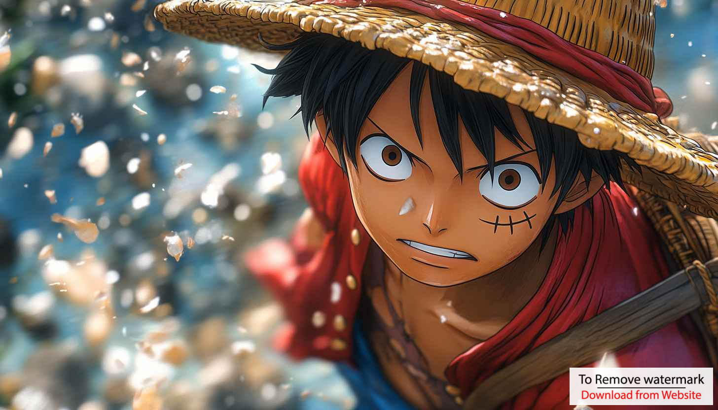 One Piece Luffy Anime Character 4K Wallpaper Desktop Mobile Background One Piece Luffy Anime Character 4K Wallpaper Desktop Mobile Background