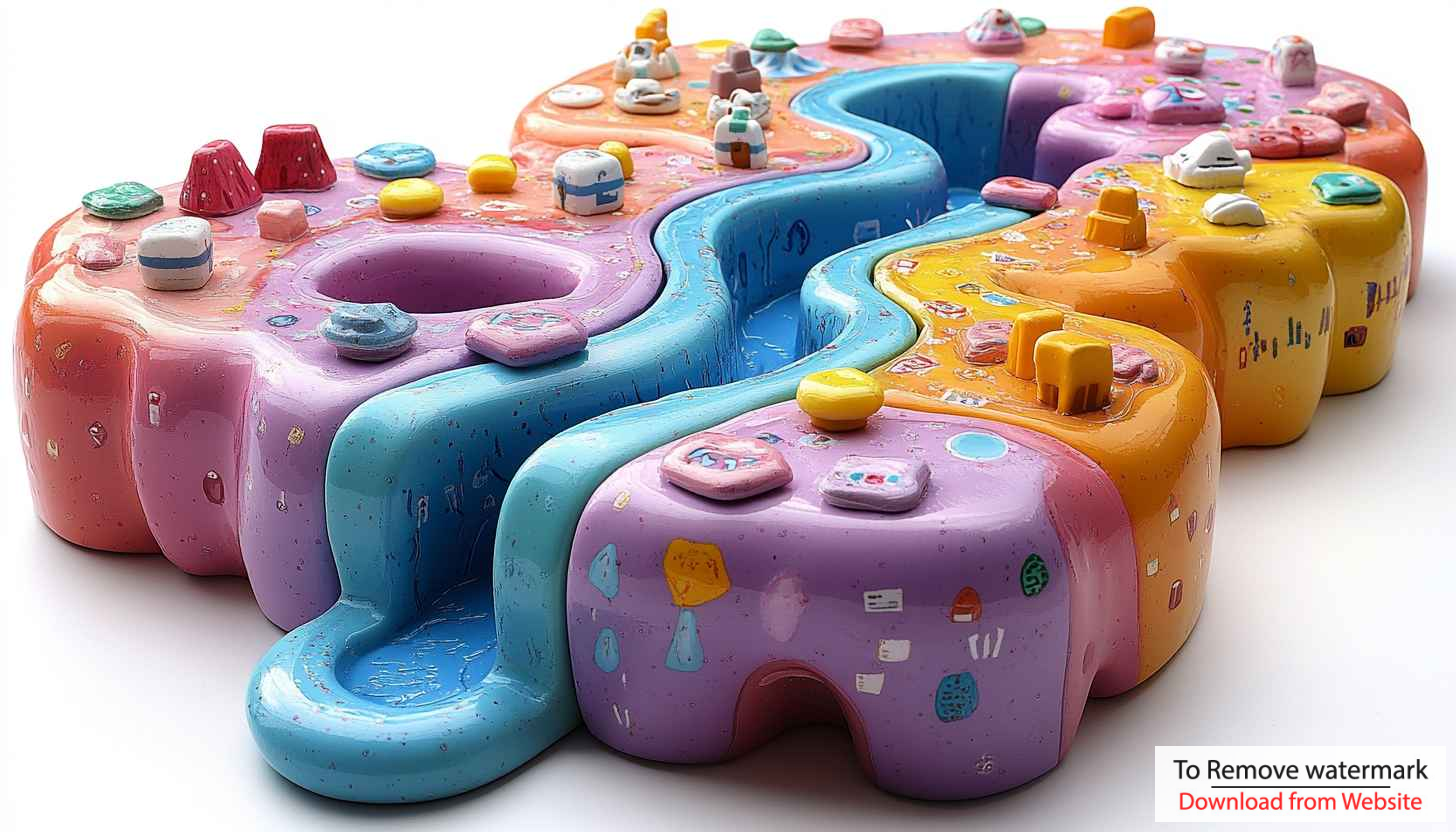 Colorful Abstract Toy World 4K Desktop Wallpaper Free Background Colorful Abstract Toy World 4K Desktop Wallpaper Free Background