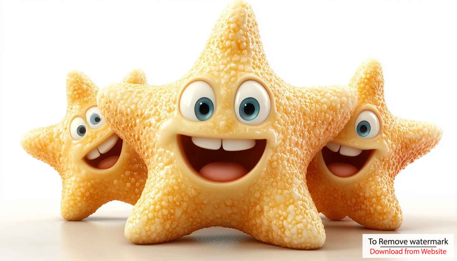 Funny Starfish Cartoon Character Mobile Wallpaper, Cute Smiling Star Background Funny Starfish Cartoon Character Mobile Wallpaper, Cute Smiling Star Background