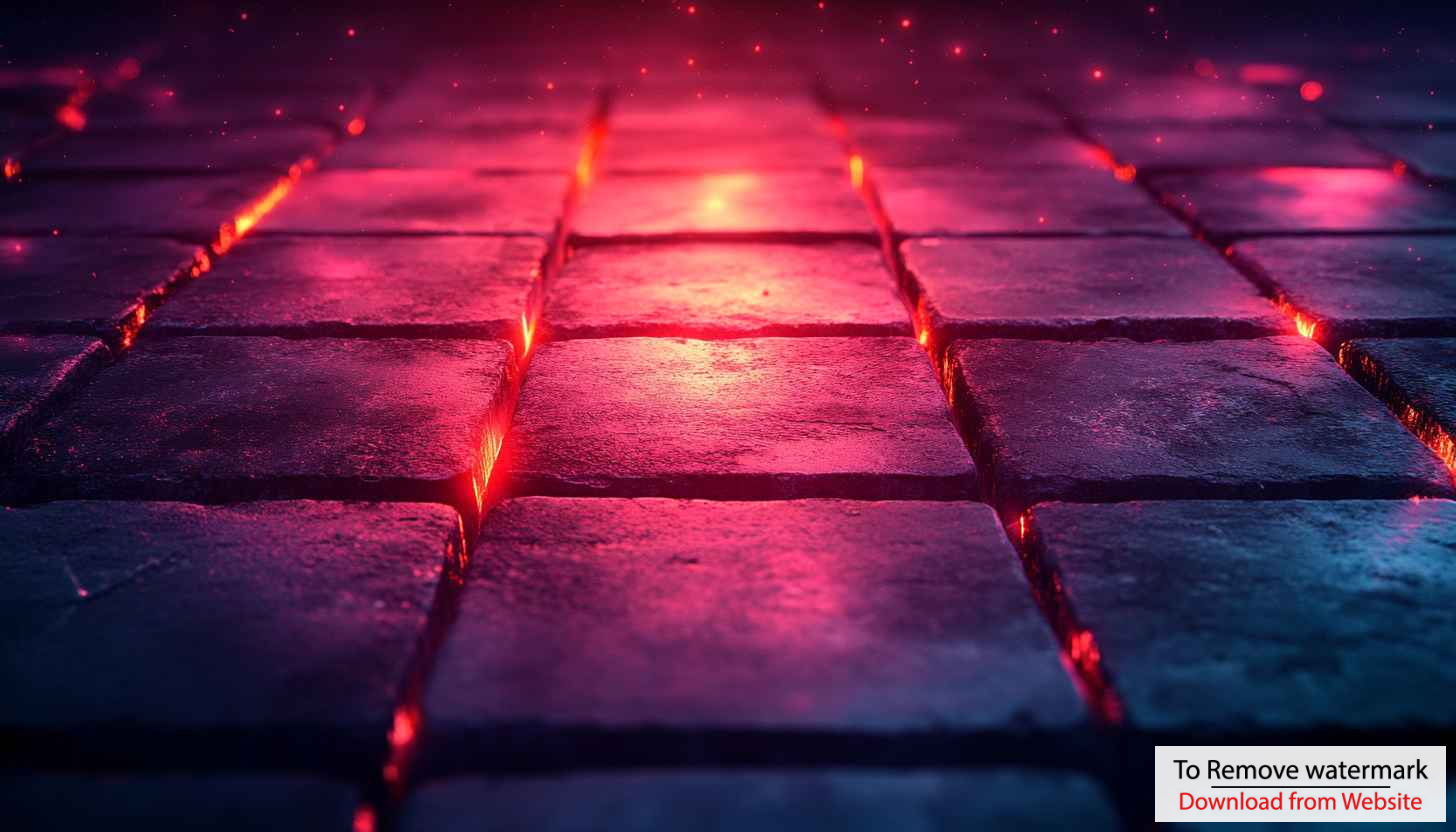 Neon Red Brick Road 4K Desktop Wallpaper Free Mobile Background Neon Red Brick Road 4K Desktop Wallpaper Free Mobile Background