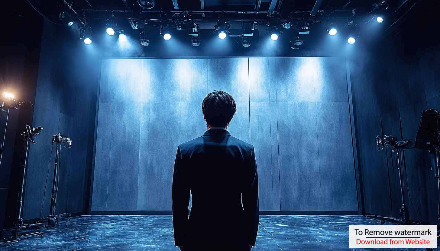 Man on Stage 4K Wallpaper - Free HD Background for Desktop