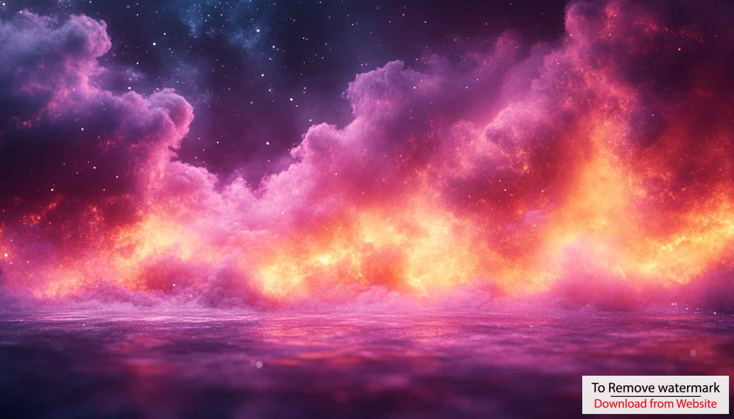 Colorful Nebula Space Stars 4K Desktop Background Mobile Wallpaper Free
