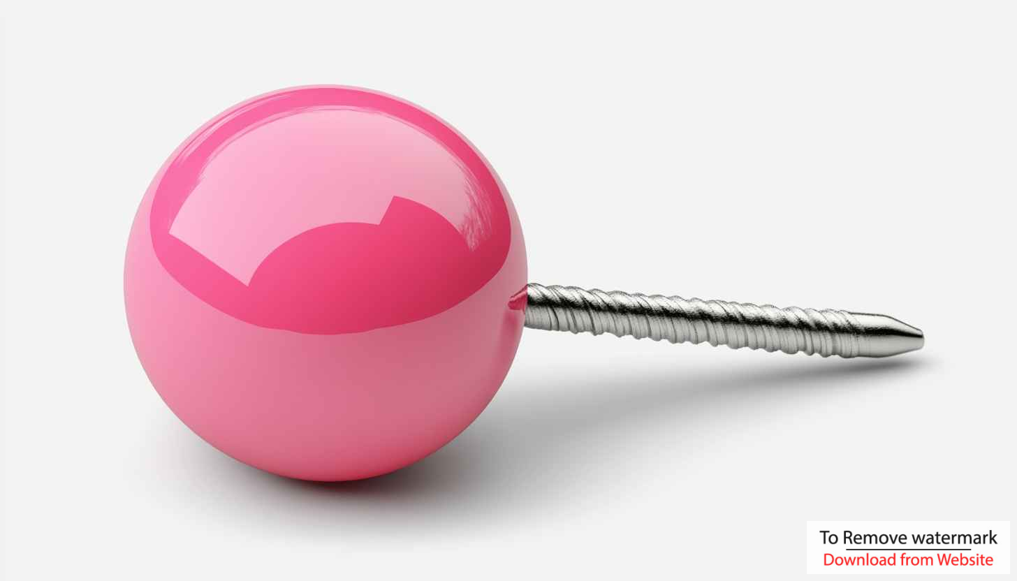 Shiny Pink Ball with Screw 4K Desktop Wallpaper Background Shiny Pink Ball with Screw 4K Desktop Wallpaper Background