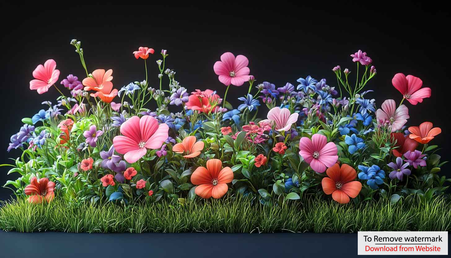 Vibrant Floral Garden Mobile Wallpaper - Free Spring Flower Background Vibrant Floral Garden Mobile Wallpaper - Free Spring Flower Background