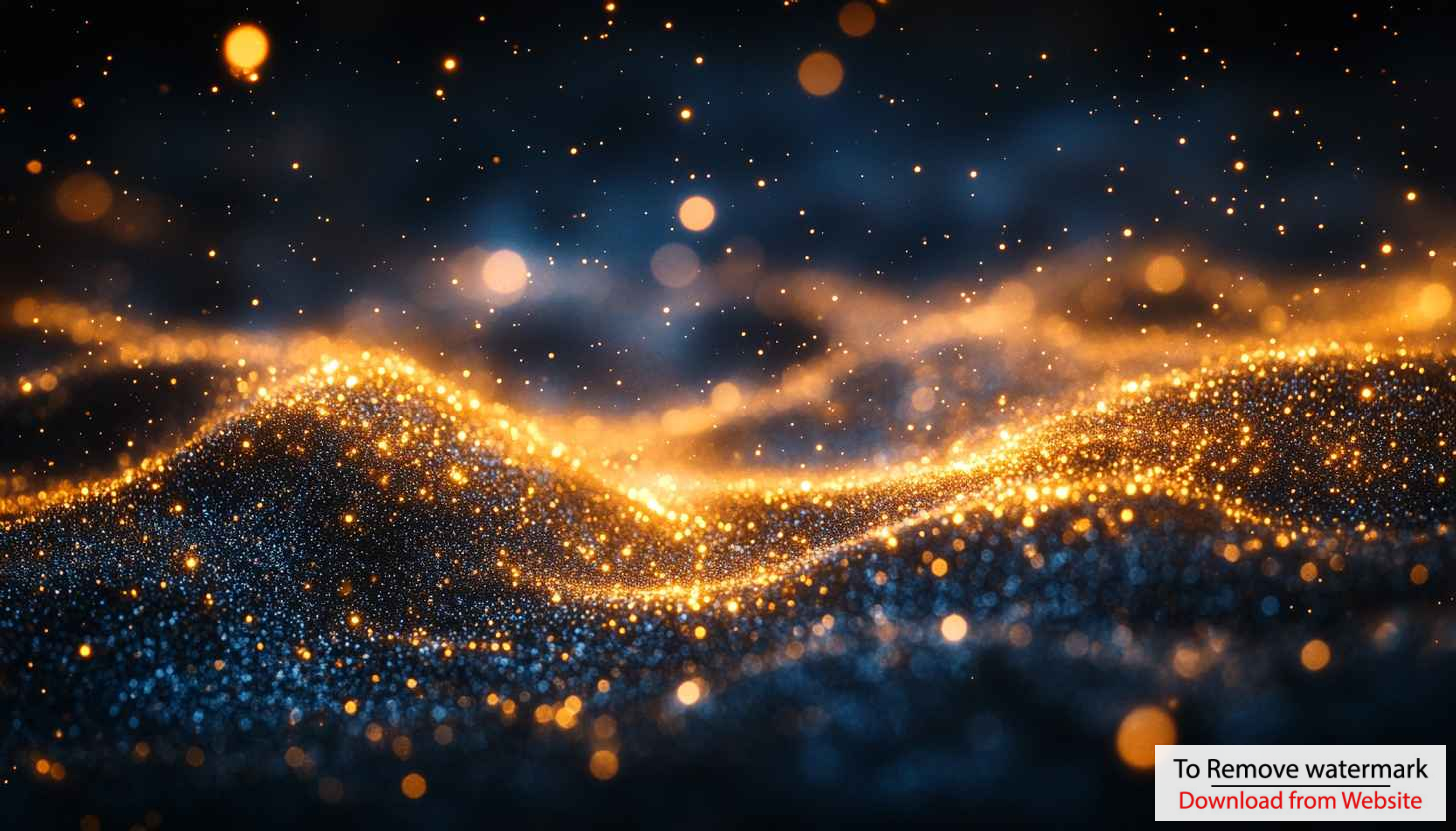 Sparkling Golden Wave Abstract Art 4K Desktop Wallpaper Background Sparkling Golden Wave Abstract Art 4K Desktop Wallpaper Background