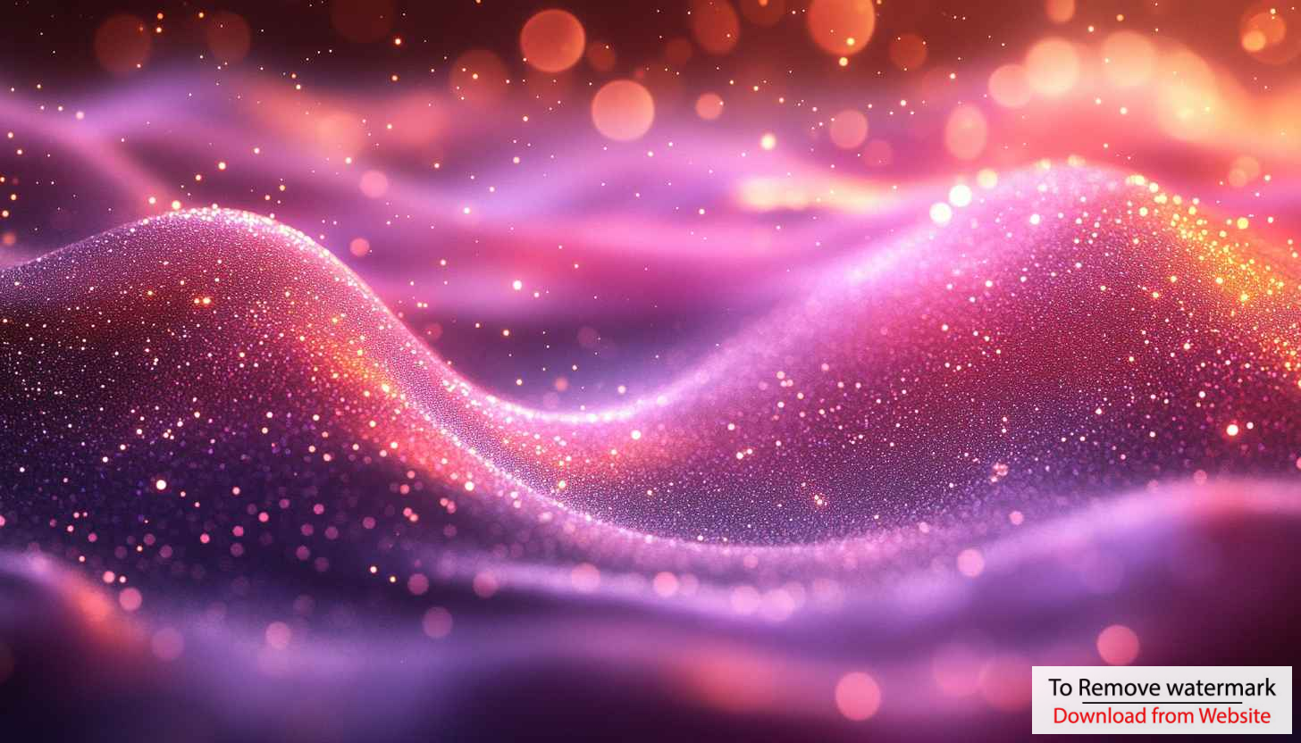 Sparkling Purple Waves 4K Desktop Background for Mobile Wallpaper