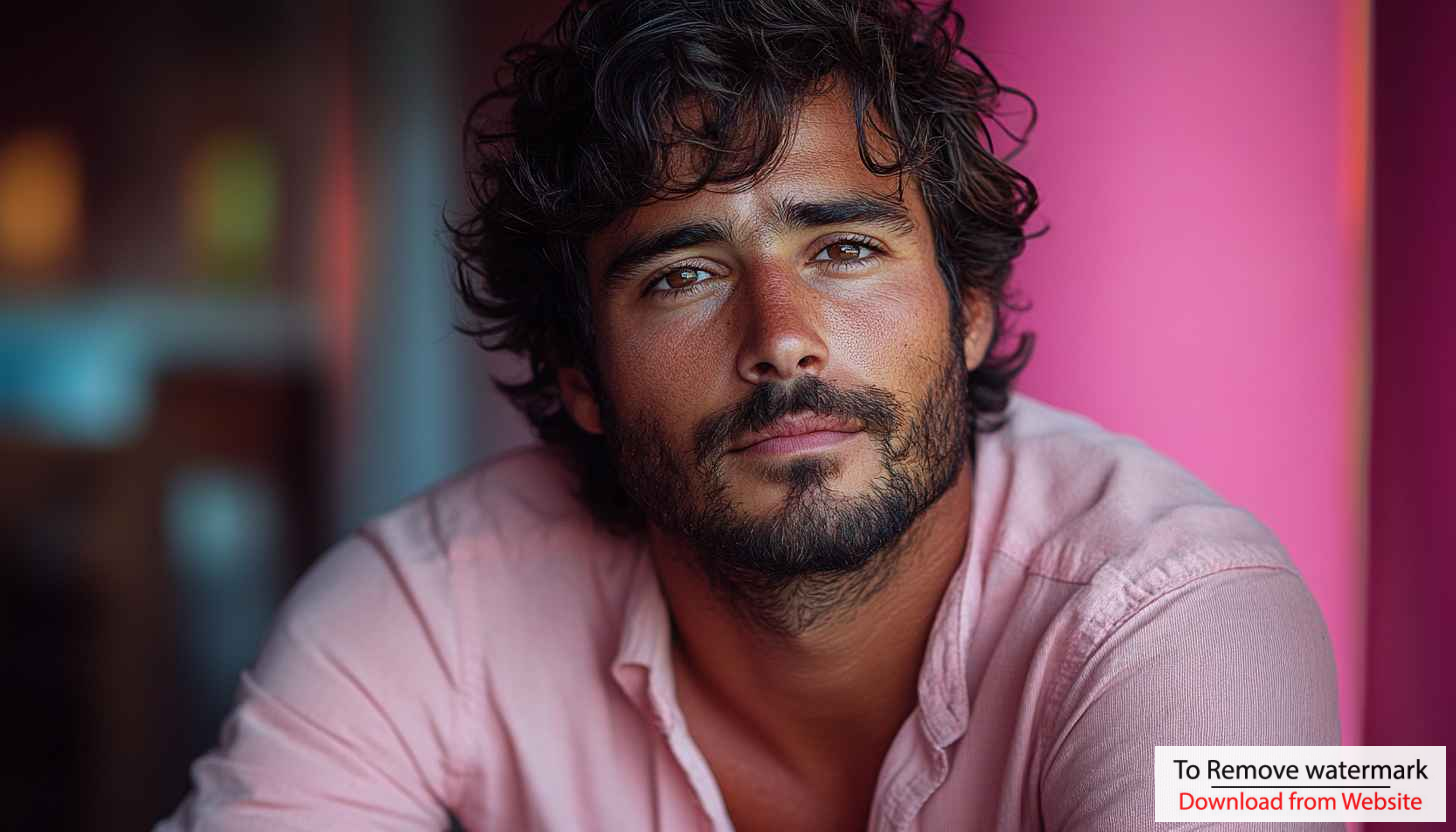 Attractive Man Portrait Free Mobile Background HD Wallpaper Aesthetic